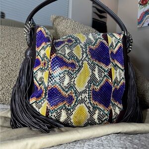 RARE Christian Louboutin Eloise Python Leather Bag